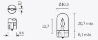 TECNIUM T10 Lampen 12V 3W - x10