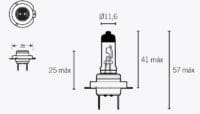 V PARTS H7 Lampen 12V 55W