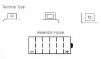 YUASA Accu Conventioneel zonder zuurpakket - YB7L-B2