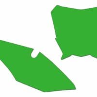 BLACKBIRD Plate Stickers Green Honda CRF450R