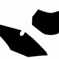 1082032003-1-800Wx800H BLACKBIRD Plate Stickers Black Honda CRF450RX