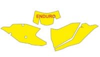BLACKBIRD Plate Stickers Green KTM EXC/EXC-F