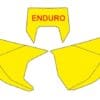 BLACKBIRD Plate Stickers Black Husqvarna TE/FE