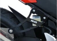 Set voor verwijdering voetsteunen R&G RACING achter zwart Honda CBR300RR
