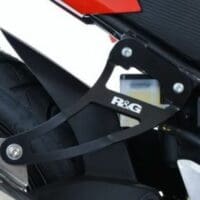 Set voor verwijdering voetsteunen R&G RACING achter zwart Honda CBR300RR