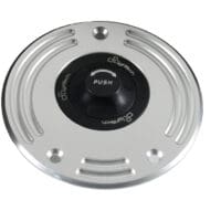 LIGHTECH tankdop zwart/zilver kwartslagdop Yamaha MT-09