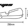 BARKBUSTERS VPS MX Handguard Set Universal Mount Yellow