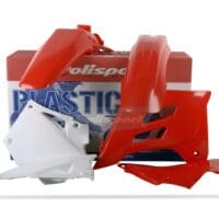1086128001-1-800Wx800H POLISPORT Plastic kit rood/wit Gas Gas EC