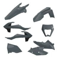 1086180007-1-800Wx800H POLISPORT Plastic kit enduro nardo grijs KTM EXC/EXC-F