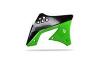 1086276001-2-800Wx800H POLISPORT Radiateurkappen OEM kleur groen/zwart Kawasaki KX250F