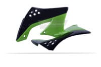 1086277001-1-800Wx800H POLISPORT Radiateurkappen OEM kleur zwart/groen Kawasaki KX450F