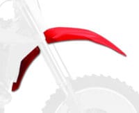 POLISPORT Voorspatbord rood Honda CRF450R/RX