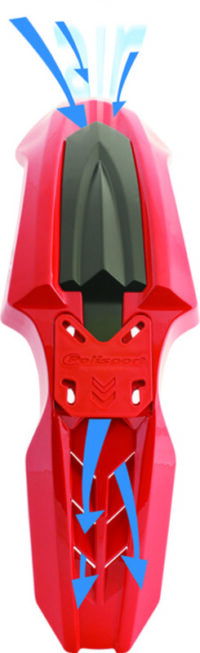 POLISPORT Supermotard sm line voorspatbord zwart
