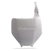 1086642002-1-800Wx800H POLISPORT Voornummerplaat wit Kawasaki KX/KX-F et Suzuki RM-Z250