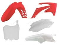 1087949001-1-800Wx800H PLASTIC KIT CRF250R 11-13 CRF450R 11-12 ORIGINELE KLEUR ROOD/WIT
