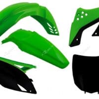 1087994001-1-800Wx800H PLASTIC KIT KXF250 09-12 ORIGINELE KLEUR 12 GROEN/WIT