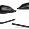 BARKBUSTERS Storm Handguard Kit Single Point Bar End Black