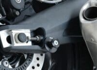 R&G RACING Paddock Stand Bobbins M10 Black Triumph Tiger 800 XRX (Pair)