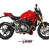 1088550002-2-800Wx800H MIVV geluiddemper GP Pro Steel Black/RVS eindkap Ducati Monster 821