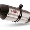MIVV geluiddemper Suono RVS carbon eindkap Honda CB500F