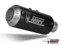 MIVV geluiddemper MK3 carbon/RVS eindkap Yamaha R1
