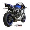 MIVV geluiddemper MK3 carbon/RVS eindkap Yamaha R1