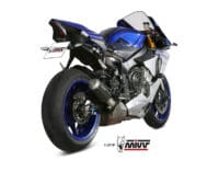 MIVV geluiddemper MK3 carbon/RVS eindkap Yamaha R1