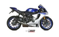 MIVV geluiddemper MK3 carbon/RVS eindkap Yamaha R1