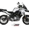MIVV Oval Muffler Carbon/Carbon End Cap Benelli TRK 502