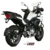 MIVV Oval Muffler Carbon/Carbon End Cap Benelli TRK 502