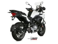 MIVV Oval Muffler Carbon/Carbon End Cap Benelli TRK 502