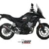 MIVV ovale geluiddemper carbon/carbon eindkap Honda CB500X