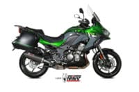 MIVV ovale geluiddemper carbon/carbon eindkap Kawasaki Versys 1000