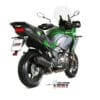 MIVV ovale geluiddemper carbon/carbon eindkap Kawasaki Versys 1000