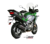 MIVV ovale geluiddemper carbon/carbon eindkap Kawasaki Versys 1000