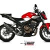 MIVV geluiddemper Suono Steel Black/carbon eindkap Honda CB500F