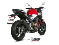 MIVV geluiddemper Suono Steel Black/carbon eindkap Honda CB500F