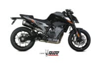 MIVV geluiddemper Delta Race zwart RVS/carbon eindkap KTM 790 Duke