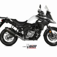 1089679001-1-800Wx800H MIVV ovale geluiddemper carbon/carbon eindkap Suzuki DL650 V-Strom