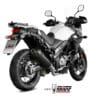 MIVV ovale geluiddemper carbon/carbon eindkap Suzuki DL650 V-Strom