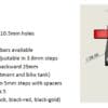 GILLES 2DGT Adjustable Bar Mounts Black Honda