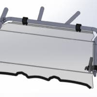DIRECTION 2 Front Full Tilt Windshield Yamaha YXZ1000