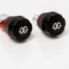 GILLES GTA Fork and Swingarm Protection (Wheel Axle) Black/Red Suzuki GSX-S1000/F