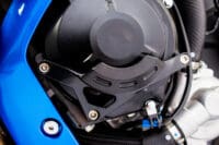 GILLES Left Engine Crankcase Cover Protection Black Suzuki GSX-R1000