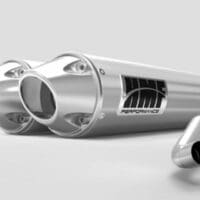 1093029-1-800Wx800H HMF Dual Performance Series Full Exhaust System - Brushed Stainless Steel/ Euro Polaris RZR