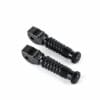 GILLES TOOLING Sport Passenger Footpegs Black