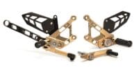 GILLES TOOLING MUE2 Adjustable Rearset Gold Yamaha MT-10