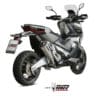 MIVV Delta Race Silencer Stainless Steel /Carbon End Cap Honda X-ADV 750
