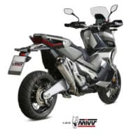 1096350001-2-800Wx800H MIVV Delta Race Silencer Stainless Steel /Carbon End Cap Honda X-ADV 750