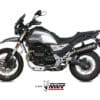 MIVV Oval Muffler Carbon Carbon End Cap Moto Guzzi V85TT